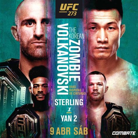 ufc 273 card completo
